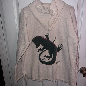 Mexico pull over hoodie. Cream. Size XL